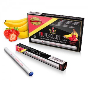 ЭАУ Luxlite Strawberry + Banana (пачка 5 шт)