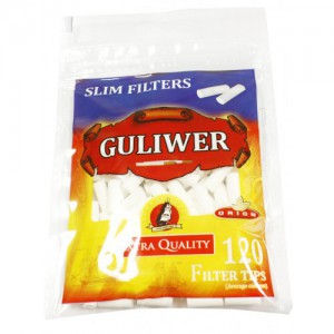 Фильтры для самокруток «Guliwer» Slim 6 мм - пачка 34 пакетика