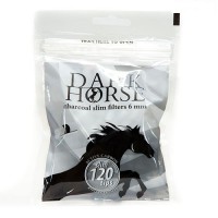 Фильтры для сигарет Dark Horse Slim угольные (120х10х8)