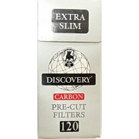 Фильтры сигаретные DISCOVERY Extra Slim угольные (120x20x20)