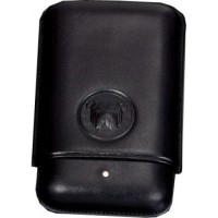 Чехол Dunhill PA3013A Bulldog Cigar Case Robusto Black(3F)