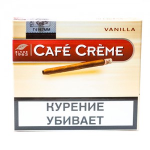 Сигариллы Cafe Creme Vanilla 10 шт. (картон)