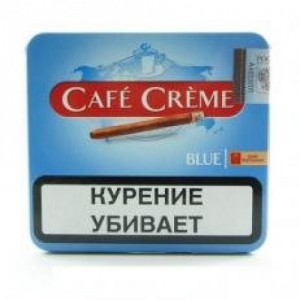 Сигариллы Cafe Creme Blue 10х10х30 (ж/б)