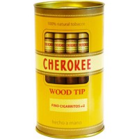 Сигариллы Cherokee Wood Tip Fino Cigarritos №2 туба 25 шт.