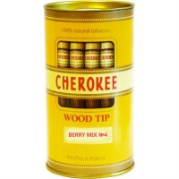 Сигариллы Cherokee Wood Tip Berry Mix №4 туба 25 шт.