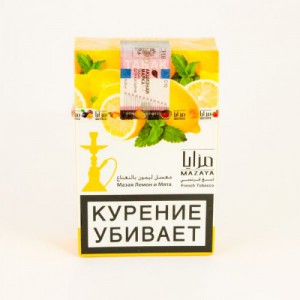 Кальянный табак Mazaya Lemon with Mint