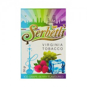 Кальянный табак Serbetli Ice-Grape-Berry Flavoured, 50гр.