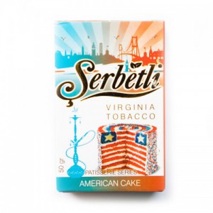 Кальянный табак Serbetli American Cake Flavoured, 50гр.
