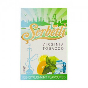 Кальянный табак Serbetli Ice-Citrus-Mint Flavoured, 50гр.