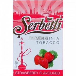 Кальянный табак Serbetli Strawberry Flavoured, 50гр.