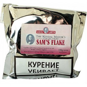 Трубочный табак Samuel Gawith "Sam`s Flake", 100 гр