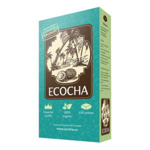 Уголь для кальяна Ecocha кокосовый 324 кубика