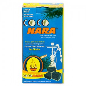 Уголь натуральный Кокосовый Coconara 96шт