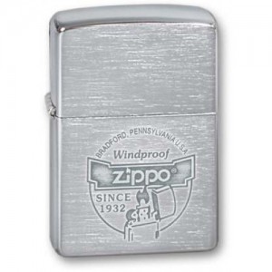 Зажигалка Zippo 200 Since 1932 Brushed Chrome